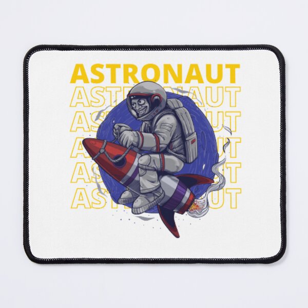 Item preview, Black Yellow Illustrated Astronaut designed and sold by One Art.
