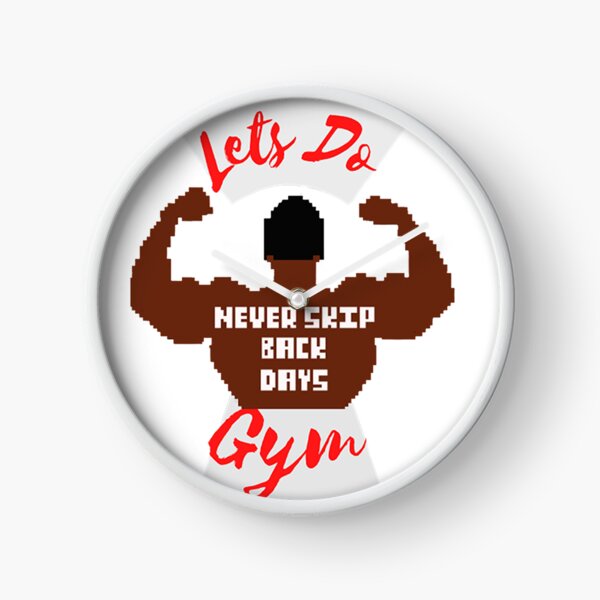 Item preview, Gym Lovers | Never Skip Back Days | Gym Goals | Gym Motivation designed and sold by Pixashion.