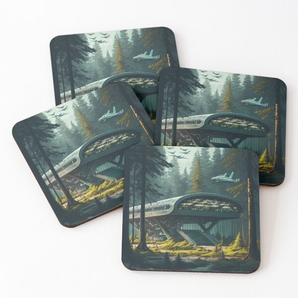 Item preview, Airport In The Forest. designed and sold by ChickenTraffic.