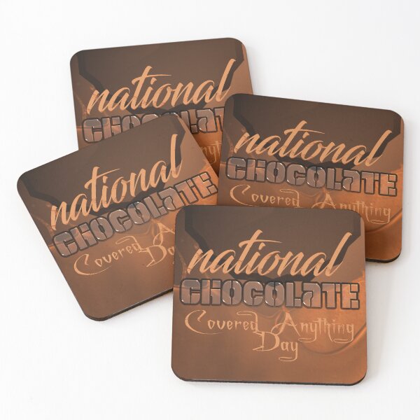 Item preview, National Chocolate Covered Anything Day Melting designed and sold by ZiAttaArt.