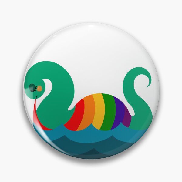 Item preview, Nessie Pride - Rainbow designed and sold by Purple-Capybara.