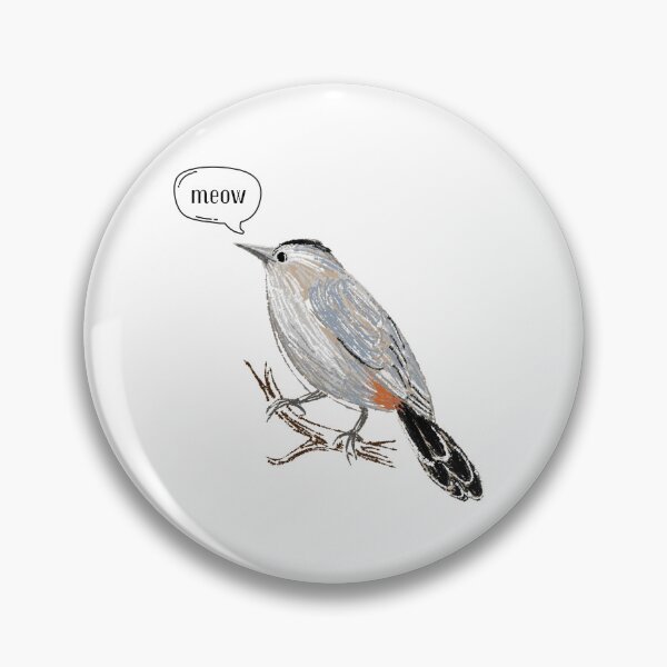 Item preview, Bird Lover Shirt | Catbird Saying "Meow" | Funny Bird Watching Shirt designed and sold by Christine James.