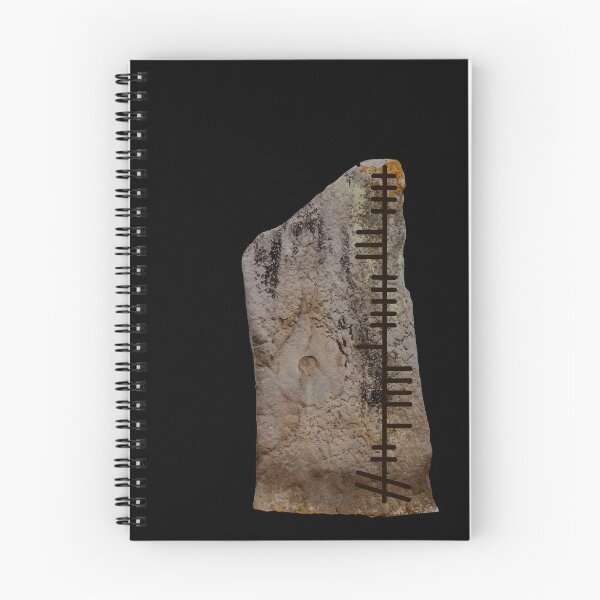 Item preview, Ogham stone with gobshite carving  designed and sold by 1DaisyChainLane.