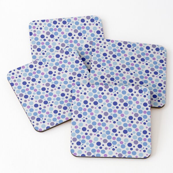 Item preview, Simple and Modern Bright Blue and Purple Polka Dot Pattern  Texture designed and sold by Christopher  McGuire.