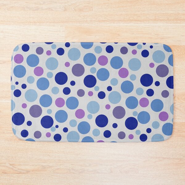 Item preview, Simple and Modern Bright Blue and Purple Polka Dot Pattern  Texture designed and sold by Christopher  McGuire.