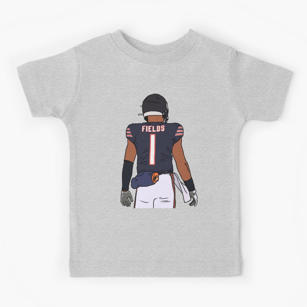 Chicago Bears Youth Football T-Shirt - Heather Gray