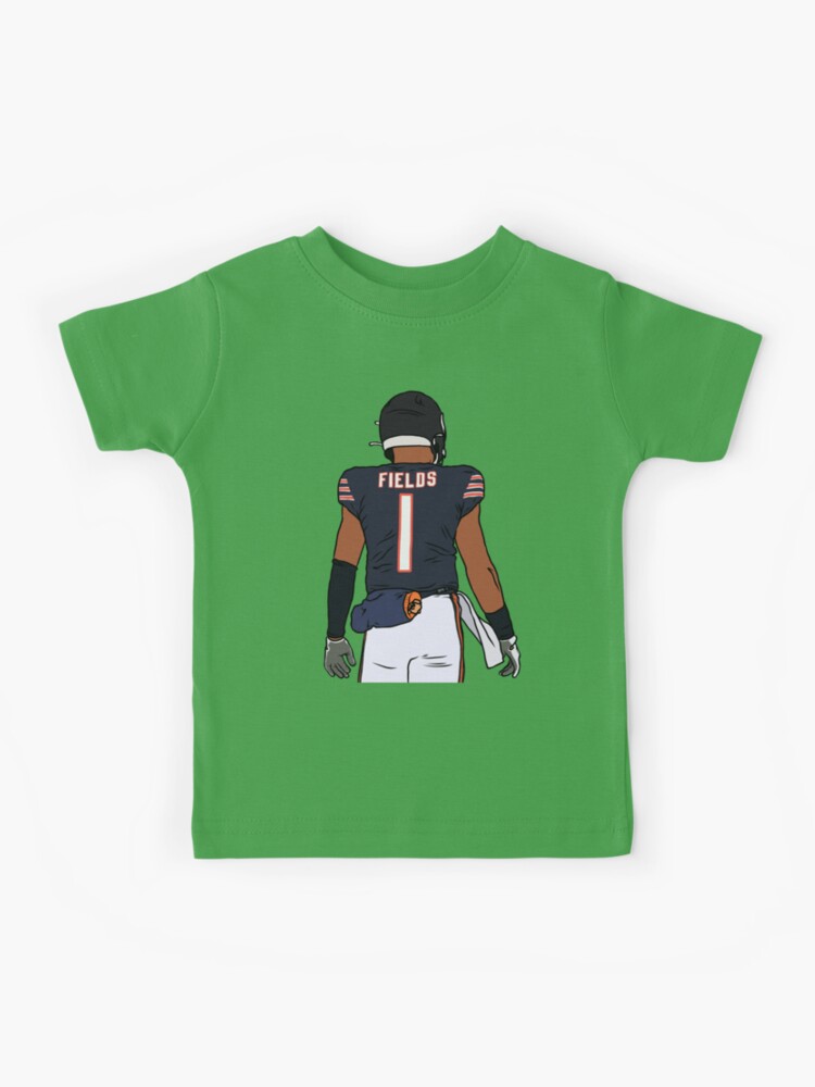 Soldier Fields, Justin Fields, Chicago Bears Kids T-Shirt for Sale by  be-claireful