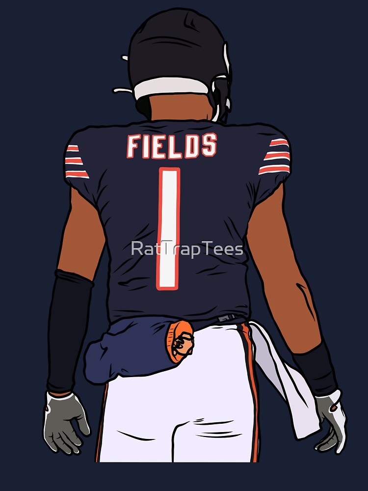 Justin Fields Back-To Essential T-Shirt for Sale by RatTrapTees