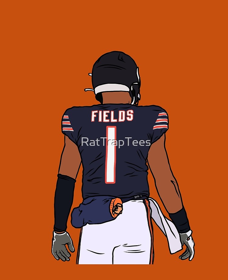 justin fields orange bears jersey