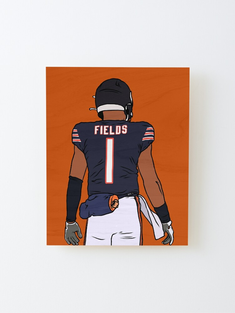 Download our 2021 Chicago Bears schedule wallpaper featuring Justin Fields