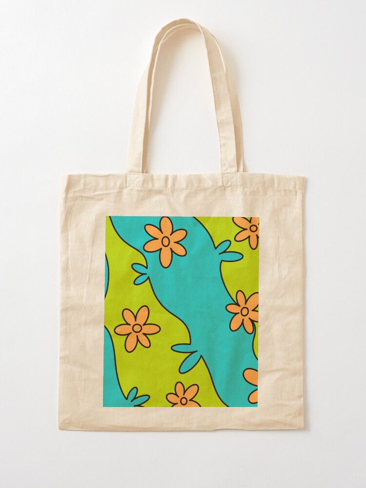 Thumbnail 2 of 5, Tote Bag, Mysterious flowers ⭐️ designed and sold by BelleSutcliffe.