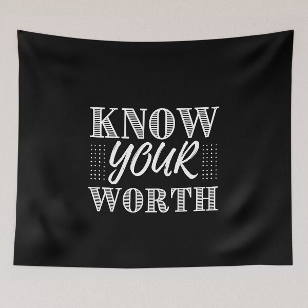 Item preview, Know your worth designed and sold by Shambusiness.