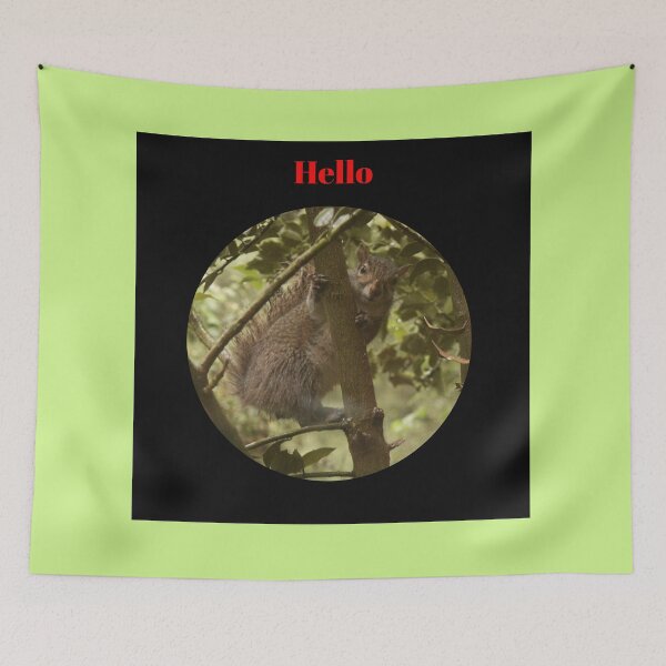 Item preview, A Squirrel Greeting designed and sold by TechLaughs.