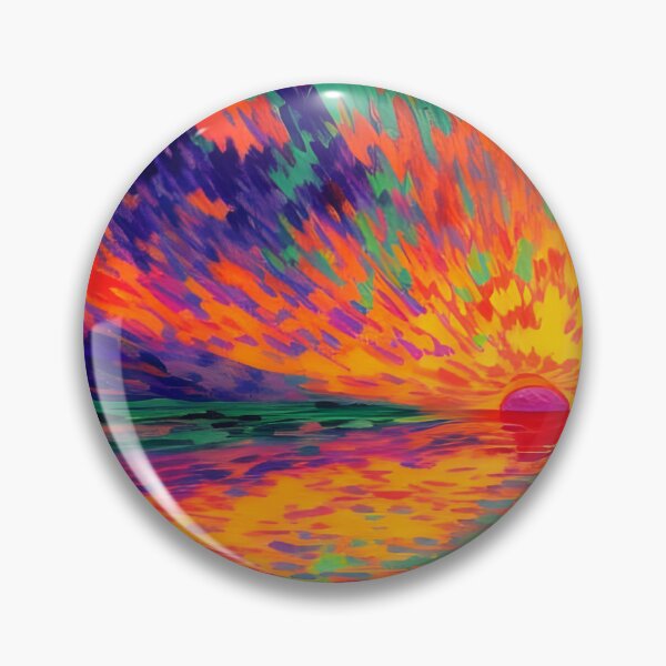 Artikelvorschau, KI-generierte Kunst, Vintage Sunset Fauvism 2 entworfen und verkauft von ACC .