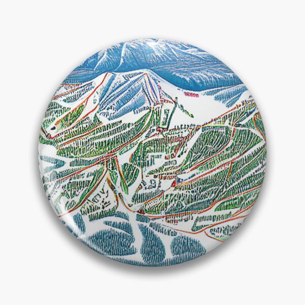 Item preview, Fantasy Ski Trail Map #227 designed and sold by UncannyCanvas.