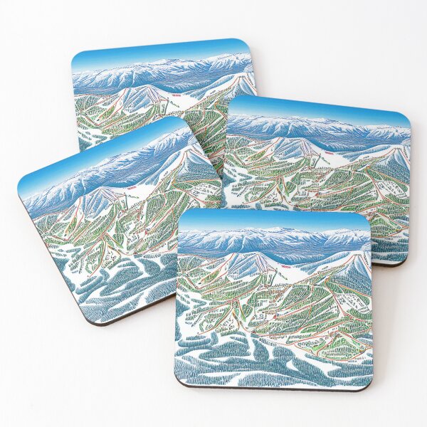Item preview, Fantasy Ski Trail Map #227 designed and sold by UncannyCanvas.