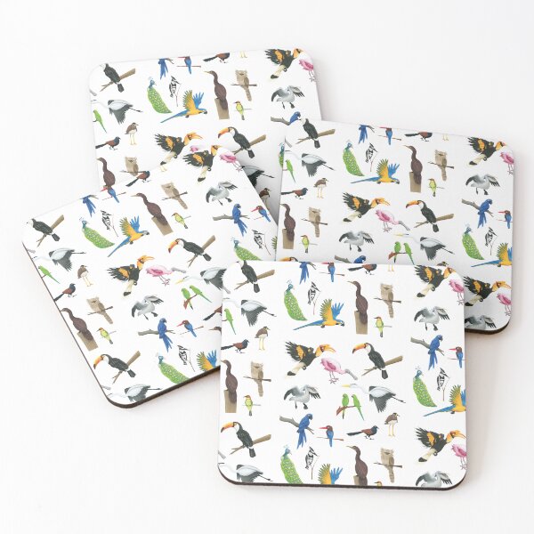 Item preview, colorful birds designed and sold by Corinna Arauner.