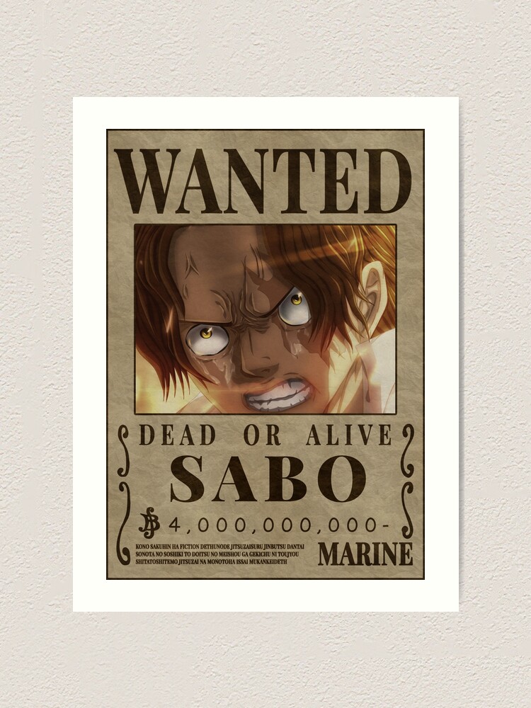 Flame Emperor Sabo One Piece Wanted