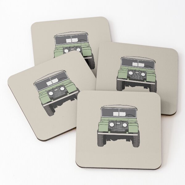 Item preview, Defender SUV - Frontal - Original Sage Green designed and sold by littleparis.