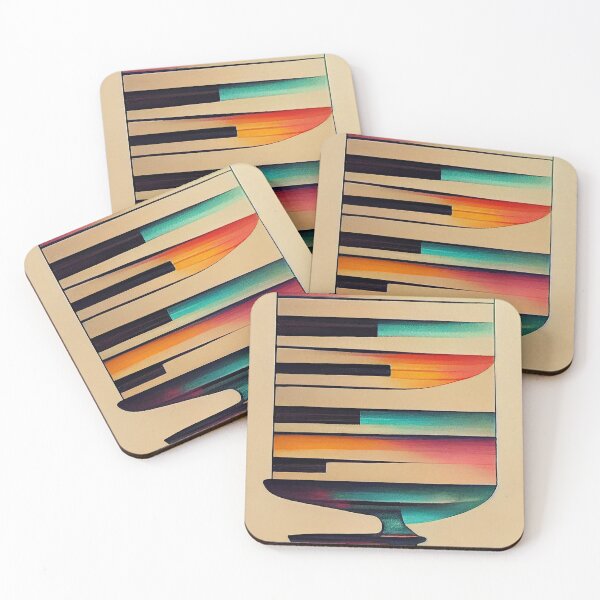 Item preview, piano de arte surrealista designed and sold by Rebelka.