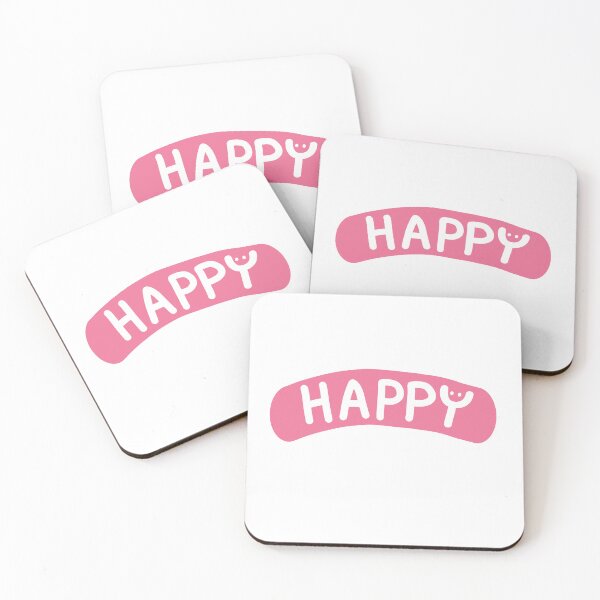 Item preview, Handwritten Happy Design With A Smiley Face designed and sold by Jellibeany.