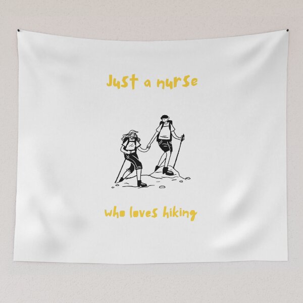 Item preview, Just A Nurse Who Loves Hiking designed and sold by erion-store.