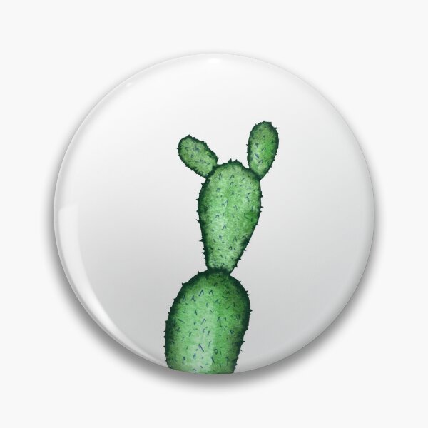 Item preview, Cactus branch plant green a watercolor sketch designed and sold by Yana Mustafina | Boho Soulful Designs.