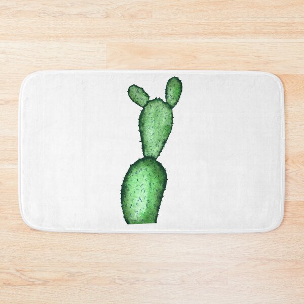 Item preview, Cactus branch plant green a watercolor sketch designed and sold by Yana Mustafina | Boho Soulful Designs.
