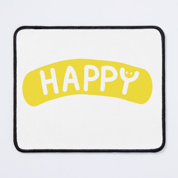 Item preview, Handwritten Happy Design With A Smiley Face designed and sold by Jellibeany.