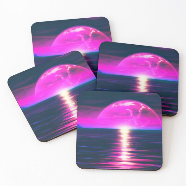 Item preview, Pink Blood Moon Haven on the ocean designed and sold by Chris Purdy.
