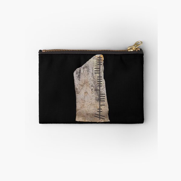 Item preview, Ogham stone with gobshite carving  designed and sold by 1DaisyChainLane.
