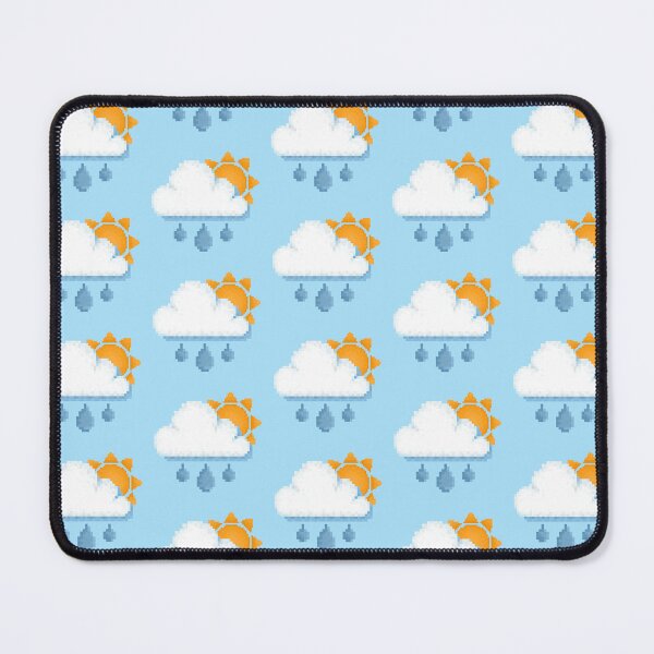 Item preview, Retro Sunny Rain cloud Pixel Design designed and sold by 8BitTrip.