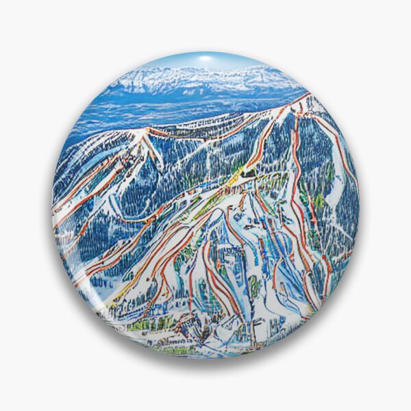 Item preview, Fantasy Ski Trail Map #241 designed and sold by UncannyCanvas.