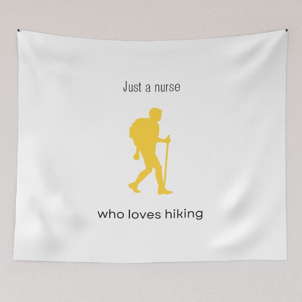 Item preview, Just A Nurse Who Loves Hiking designed and sold by erion-store.