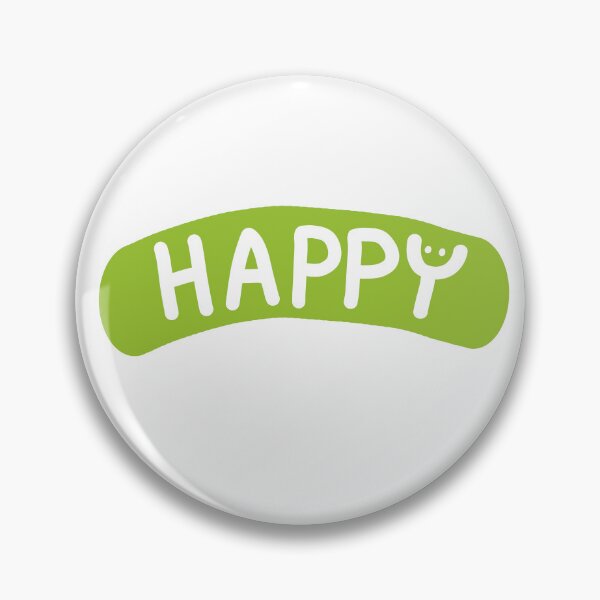 Item preview, Handwritten Happy Design With A Smiley Face designed and sold by Jellibeany.
