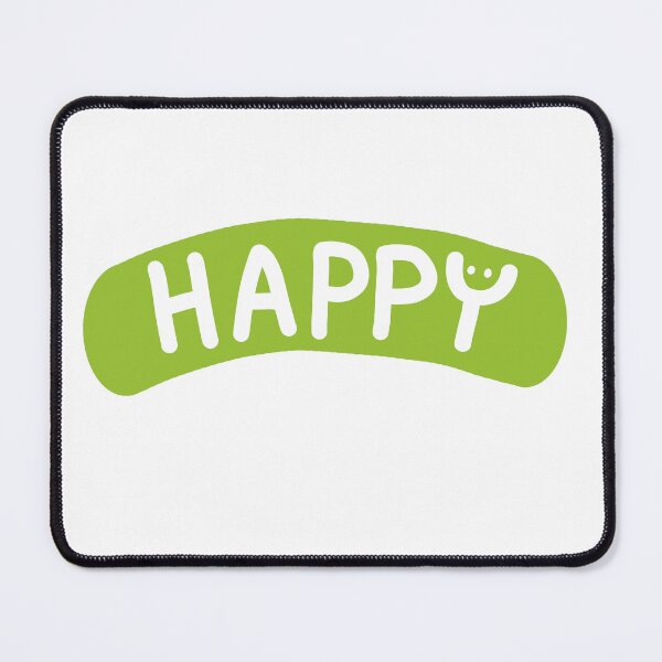 Item preview, Handwritten Happy Design With A Smiley Face designed and sold by Jellibeany.