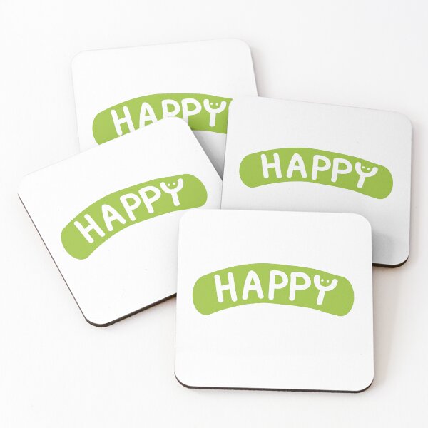 Item preview, Handwritten Happy Design With A Smiley Face designed and sold by Jellibeany.