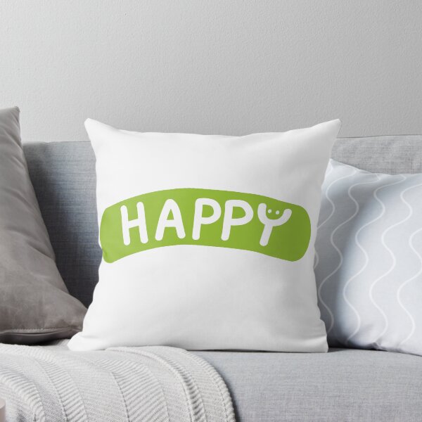 Item preview, Handwritten Happy Design With A Smiley Face designed and sold by Jellibeany.