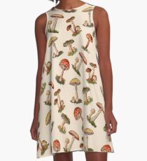 Mushrooms A-Line Dress