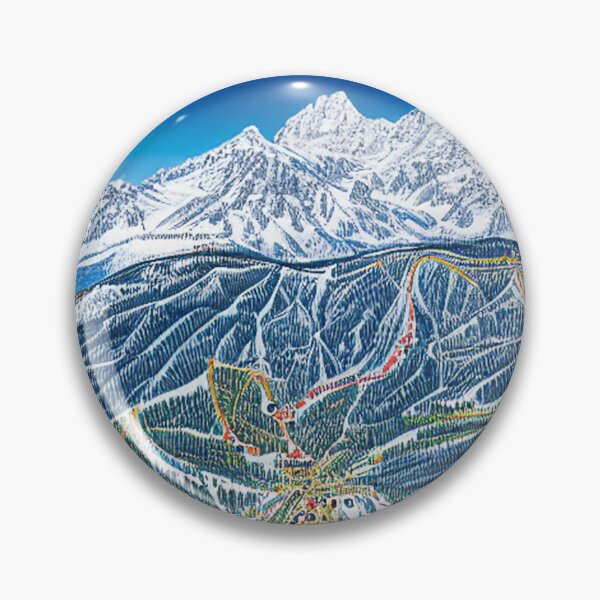 Item preview, Fantasy Ski Trail Map #244 designed and sold by UncannyCanvas.