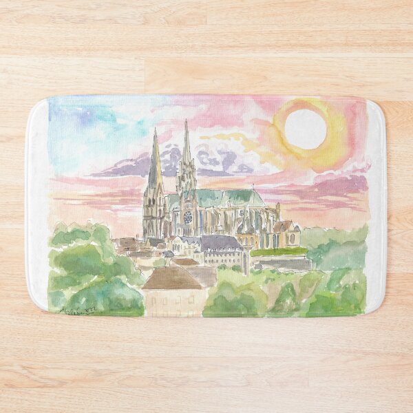 Item preview, Amazing Gothic Cathedral of Our Lady of Chartres designed and sold by artshop77.