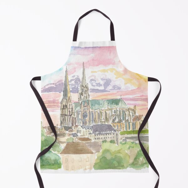 Item preview, Amazing Gothic Cathedral of Our Lady of Chartres designed and sold by artshop77.