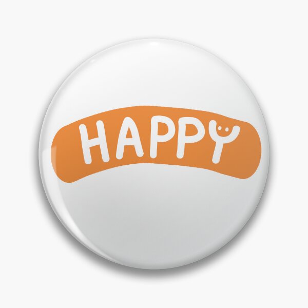 Item preview, Handwritten Happy Design With A Smiley Face designed and sold by Jellibeany.