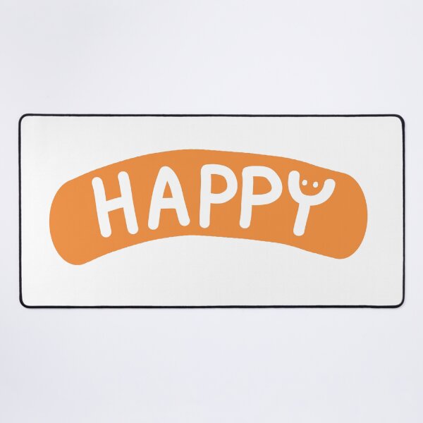 Item preview, Handwritten Happy Design With A Smiley Face designed and sold by Jellibeany.