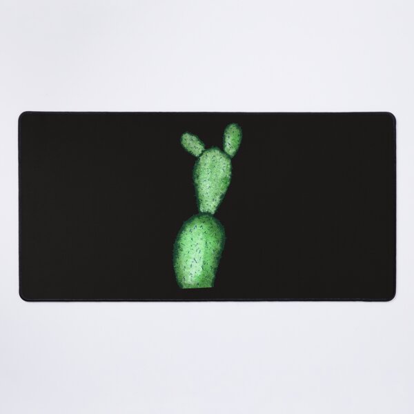 Item preview, Cactus branch plant green a watercolor sketch black designed and sold by Yana Mustafina | Boho Soulful Designs.