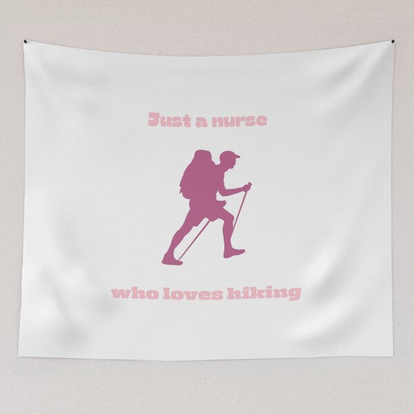Item preview, Just A Nurse Who Loves Hiking designed and sold by erion-store.