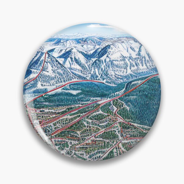 Item preview, Fantasy Ski Trail Map #245 designed and sold by UncannyCanvas.