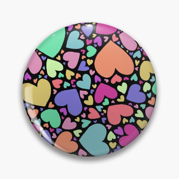 Item preview, Diseño de patrón de superficie de corazones coloridos designed and sold by Cauliflander.