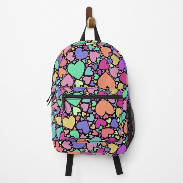 Item preview, Colorful Hearts surface pattern design designed and sold by Cauliflander.