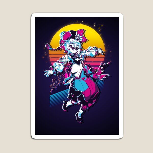 Vista previa del artículo con la obra «Genshin Impact - Dori *Retro de los 80*», diseñado y vendido por MyRetroArt.